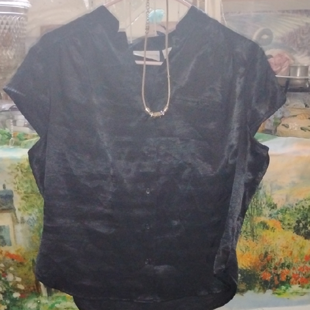 Elegant Black Women's Top